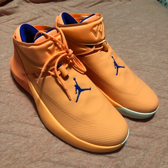 NWOB Jordan Why Not? Zero.1 Hyper Orange 10.5 - Picture 2 of 8